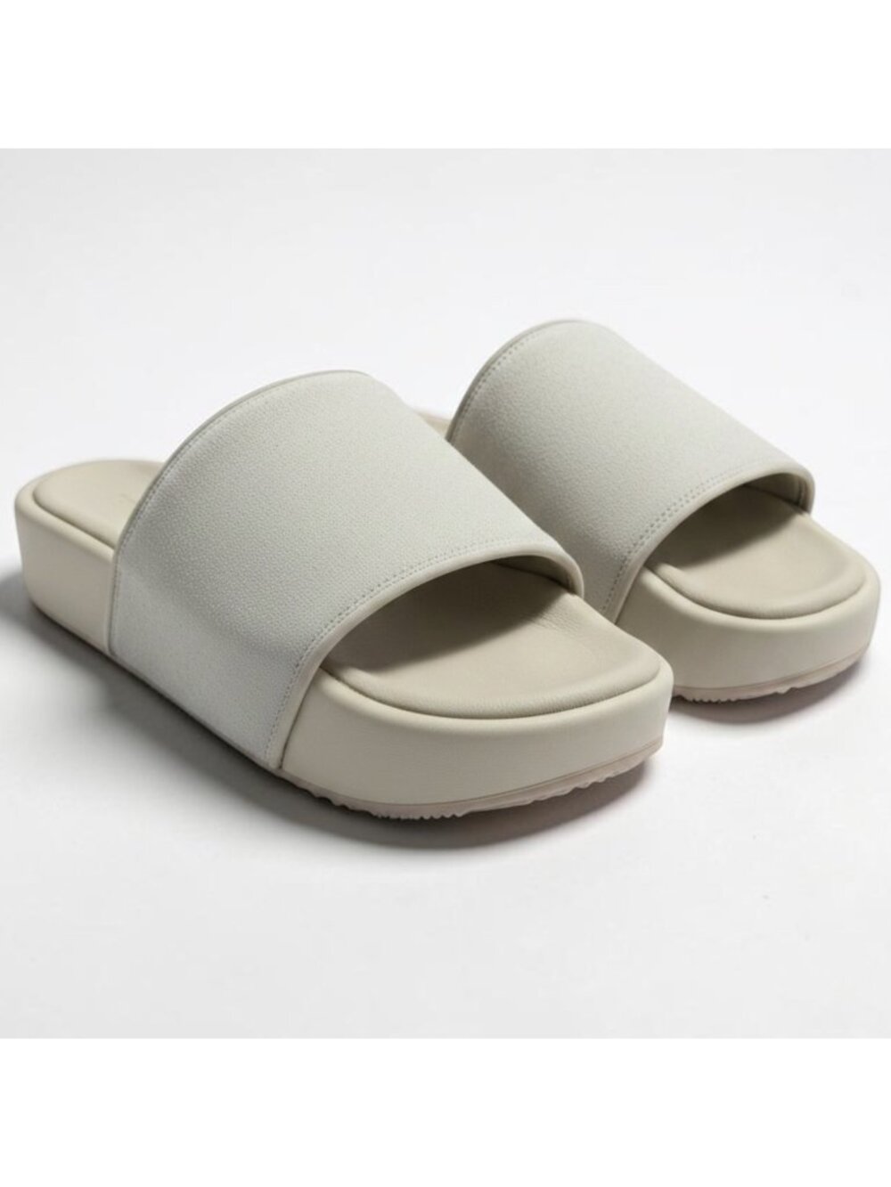 New ADIDAS Y-3 SLIDE Orb Grey Core Brown Linen F 46 Men's US 11